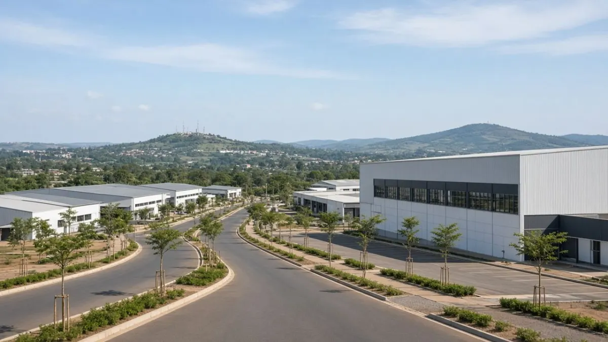 Concept view of the planned Church of Uganda Industrial Park